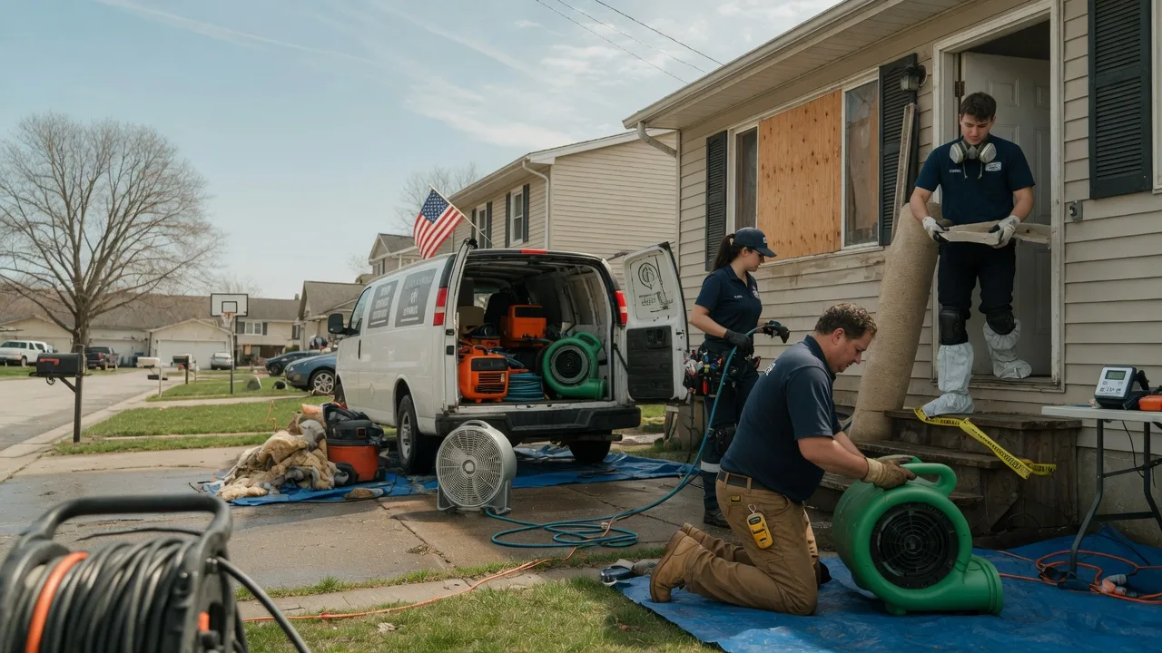 Water Damage Restoration in Metcalf, IL near me